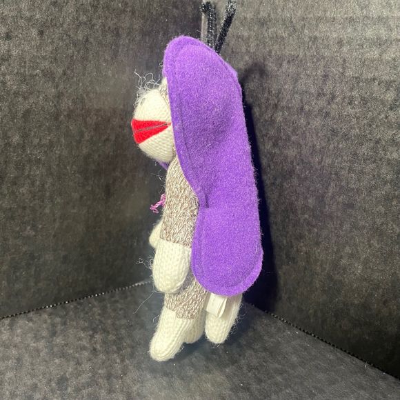 Seasons of Cannon Falls Sock Monkey Butterfly NWOT EXCELLENT - Picture 2 of 9